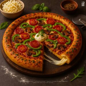 Stuffed Crust Margherita Royale